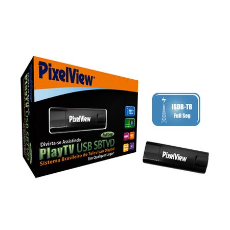Receptor de TV Digital PixelView PlayTV USB 2.0 SBTVD Full-S