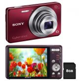 CAMERA SONY CYBER SHOT DSC W690 VERMELHA